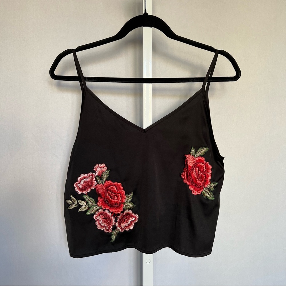 Vintage Y2K Rose Top Size S